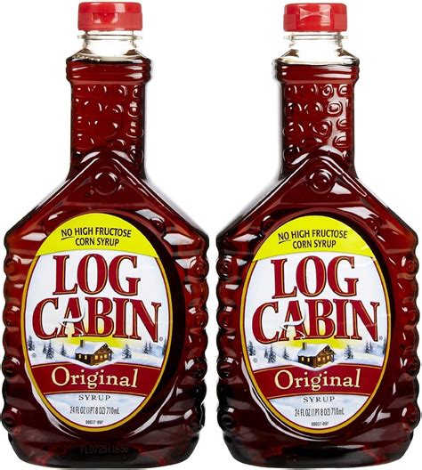 Log Cabin Maple Syrup 24oz 2pk
