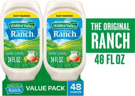 Ranch Dressing Hidden Valley 24oz 2pk