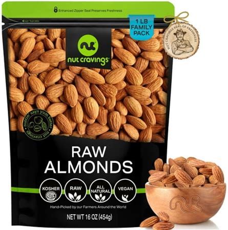 Almonds Raw 16oz