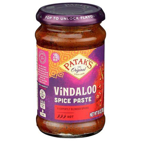 Patak's Vindaloo Paste 10oz