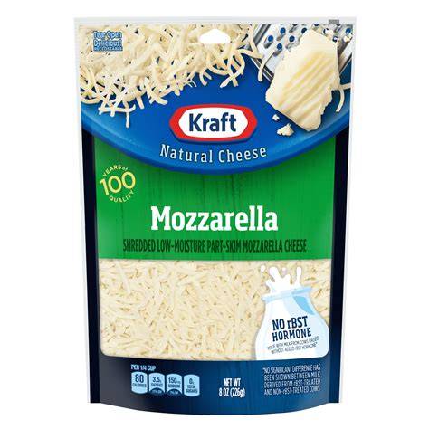 Kraft Shredded Mozzarella 8oz