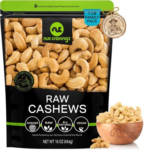 Cashews Raw 16oz Premium