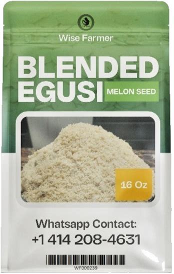 Egusi Melon Seeds 16oz Value Pack