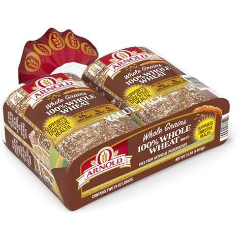 Arnold Whole Wheat Bread Value Pack