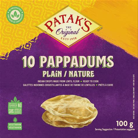 Papadum Plain 7oz 2pk